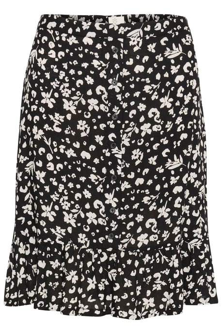 Rok Regular fit Black/Chalk Flower black multi - Image 4