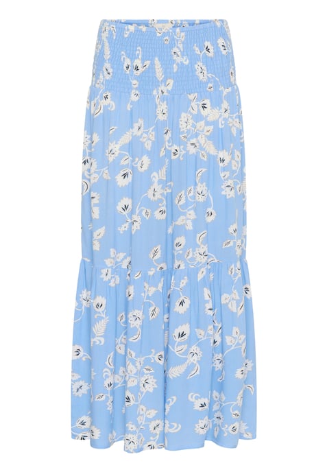 Rok A-shape Vista Blue W. Chalk Flowers blue white - Image 4