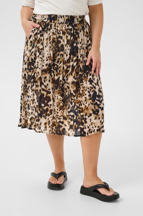 Rok A-shape Leopard Print - Image 3