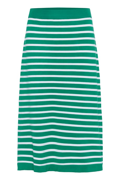 Rok A-shape Jelly Bean Ice Stripe white green - Image 4