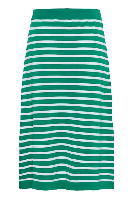 Rok A-shape Jelly Bean Ice Stripe white green - Image 5