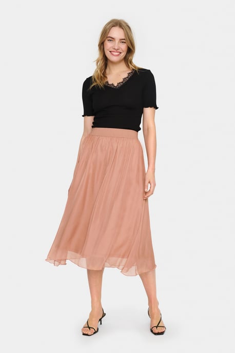 Rok Casual fit Café au Lait beige - Image 2