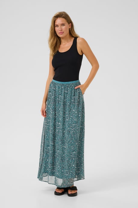 Rok A-shape Teal/Black/White Graphic - Image 1