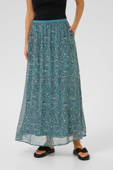 Rok A-shape Teal/Black/White Graphic - Image 3