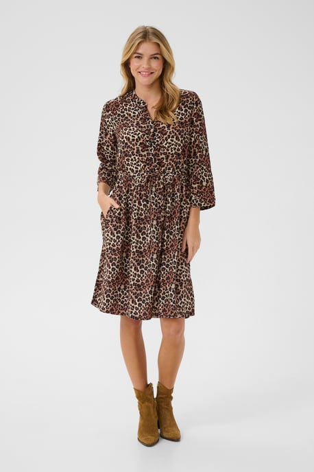 Jurk Feminine Leopard Mix leopard - Image 1