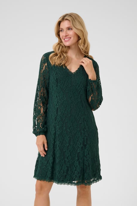 Jersey jurk Feminine Sea Moss green - Image 3