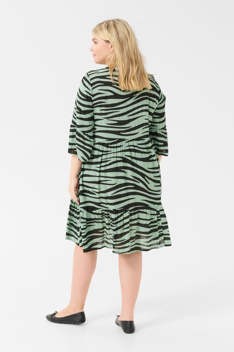 Jurk A-shape black green - Image 2