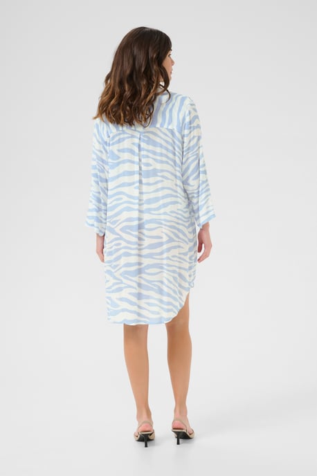 Overhemd met lang mouwen Loose fit Soft Chambray / Chalk Graphic light blue - Image 2