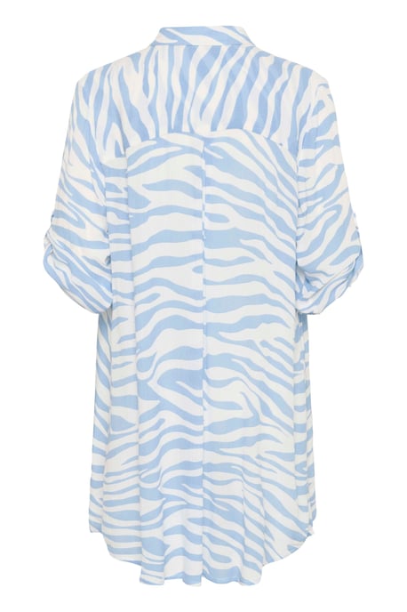 Overhemd met lang mouwen Loose fit Soft Chambray / Chalk Graphic light blue - Image 5