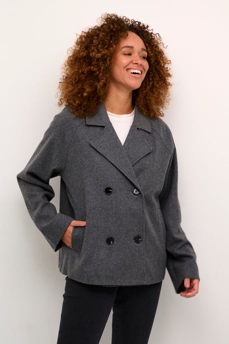 Jas Casual fit Grey Melange - Image 2
