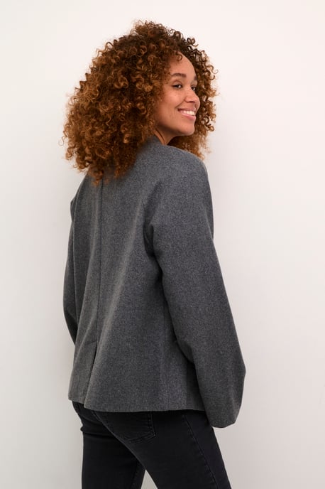 Jas Casual fit Grey Melange - Image 3