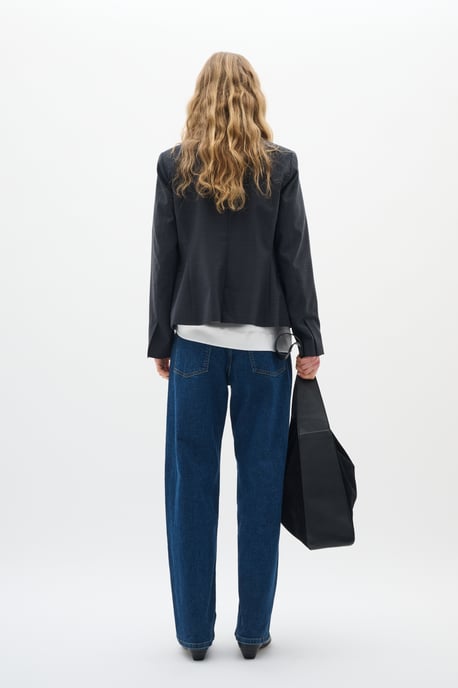 Blazer Feminine Dark Grey Melange - Image 4