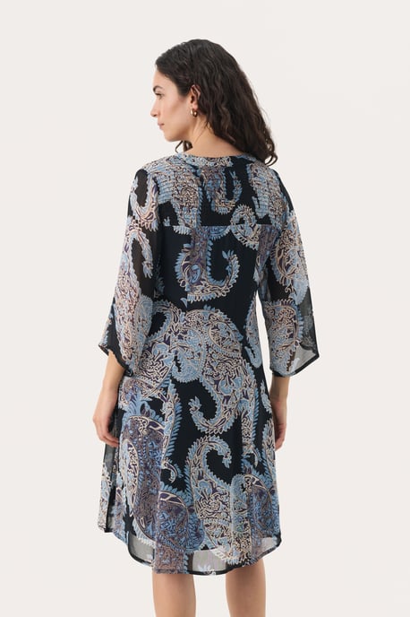 Jurk Regular fit navy - Image 3