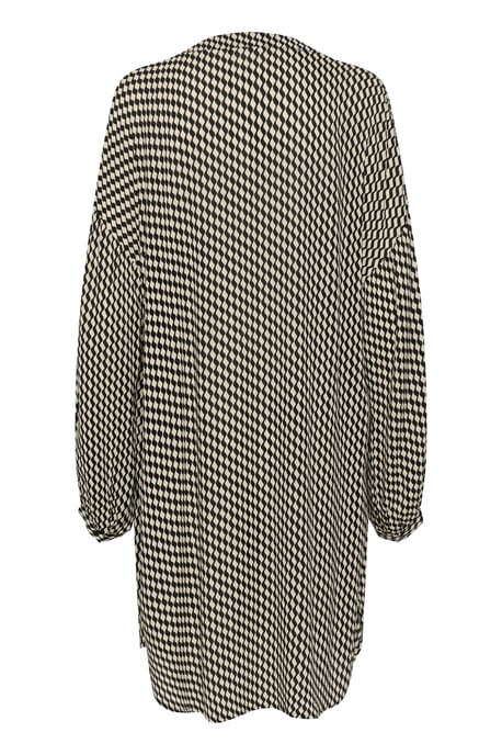Jurk Oversize fit black white - Image 5