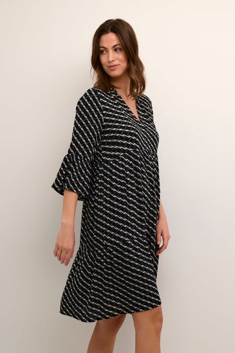 Jurk A-shape black white - Image 2
