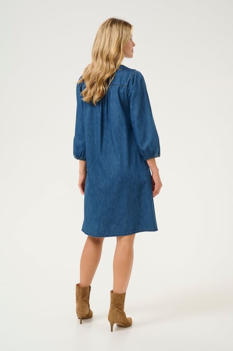 Jurk Relaxed fit dark blue - Image 2