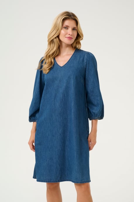 Jurk Relaxed fit dark blue - Image 3
