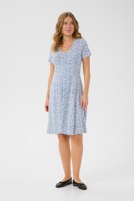 Jurk Regular fit blue white - Image 2