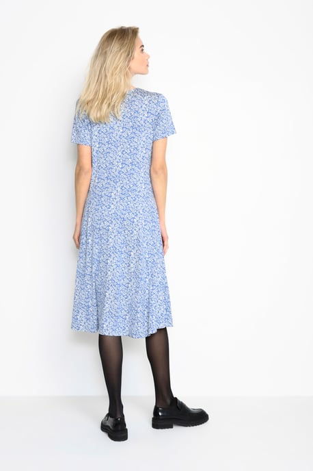 Jurk Regular fit blue white - Image 3