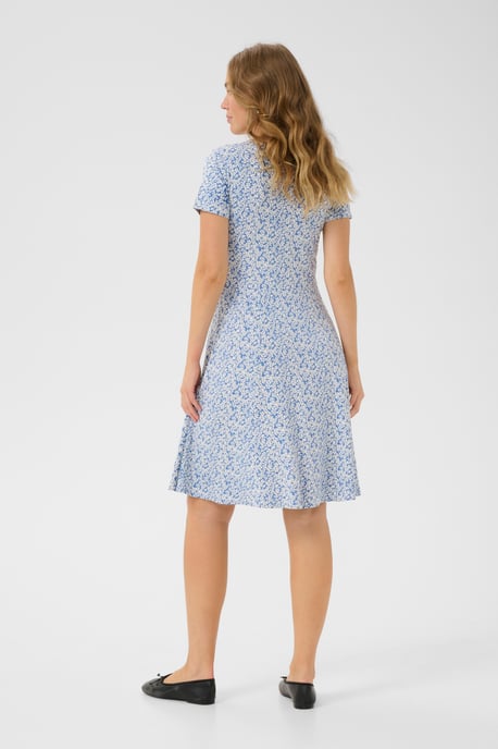 Jurk Regular fit blue white - Image 4