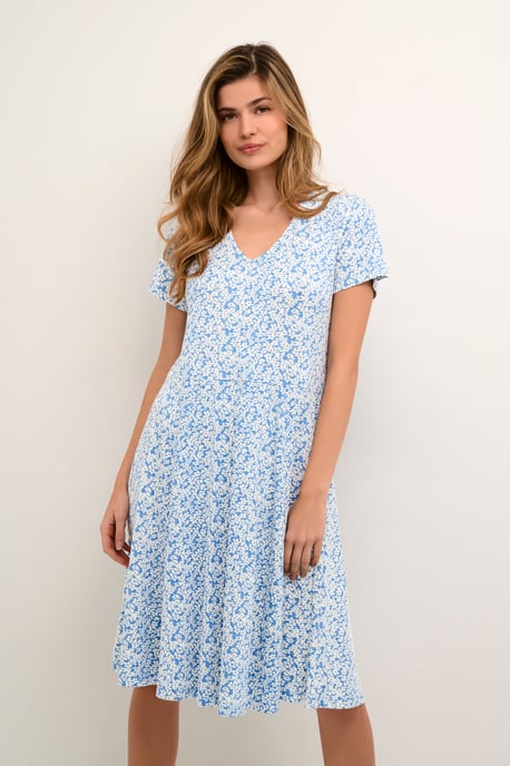 Jurk Regular fit blue white - Image 5