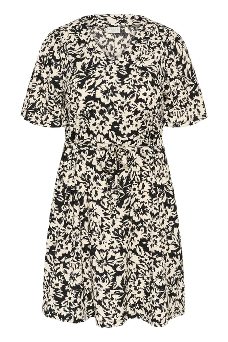 Jurk Regular fit black white - Image 4