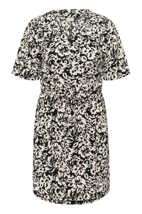 Jurk Regular fit black white - Image 5