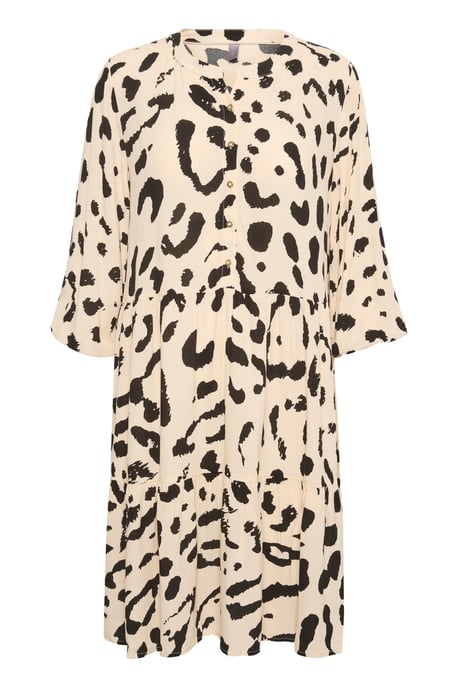 Jurk Loose fit black offwhite - Image 4