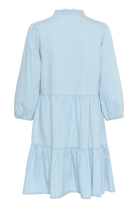 Overhemd met lang mouwen A-shape Whiteish Blue denim - Image 5