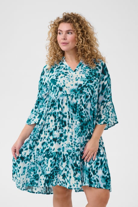 Jurk A-shape teal - Image 3
