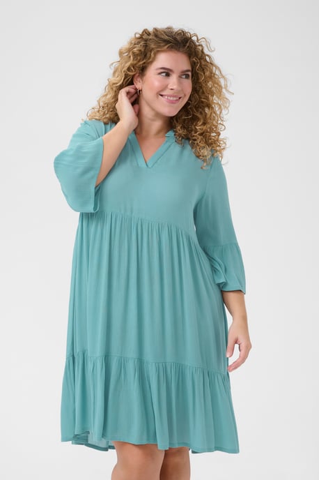 Jurk A-shape teal - Image 2