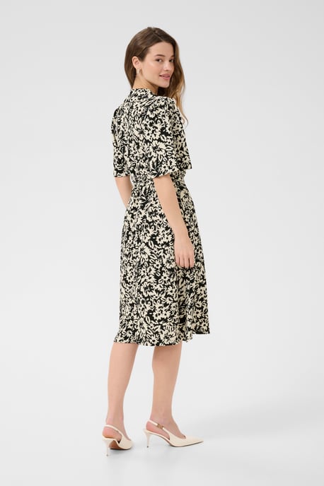 Jurk Regular fit black white - Image 2
