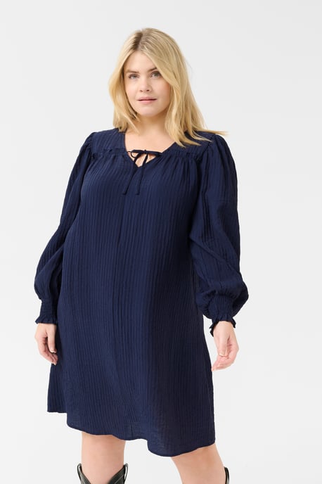 Jurk A-shape dark blue - Image 3