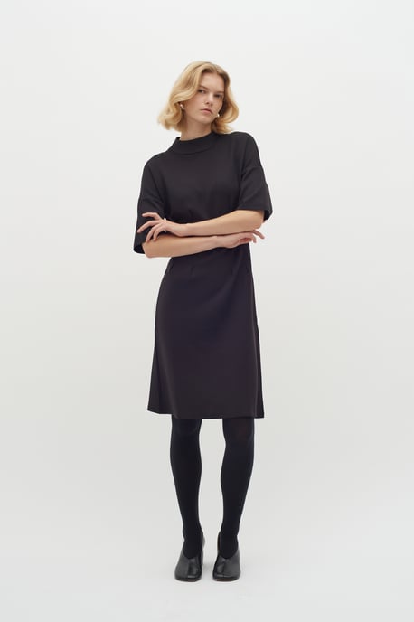 Jersey jurk Blac - Image 1