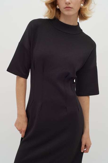 Jersey jurk Blac - Image 3