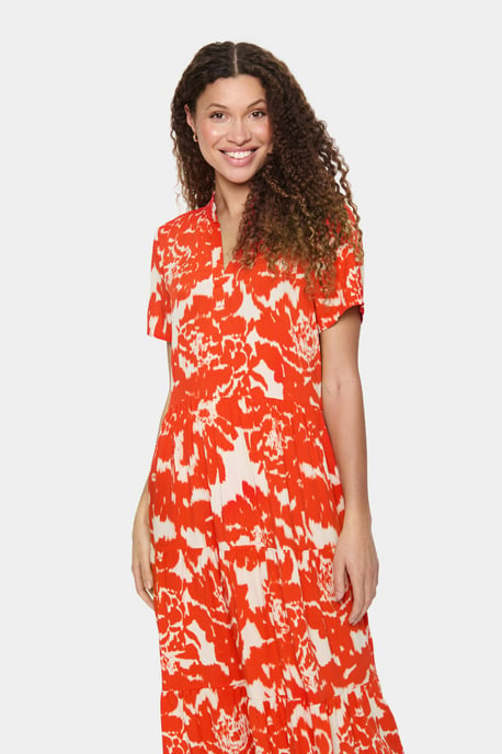 Jurk A-shape Poinciana Water Blooms - Image 3
