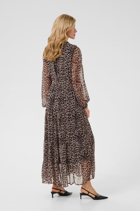 Jurk A-shape Natrual Animal Spots leopard - Image 5