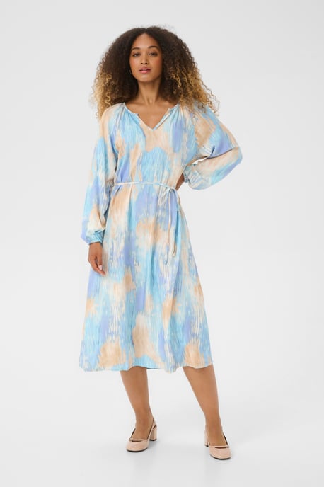 Jurk Regular fit Blue Watercolor blue multi - Image 3