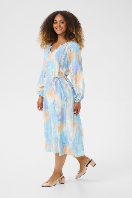 Jurk Regular fit Blue Watercolor blue multi - Image 4