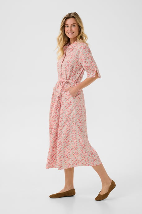 Jurk Feminine Sepia Rose Flower - Image 2