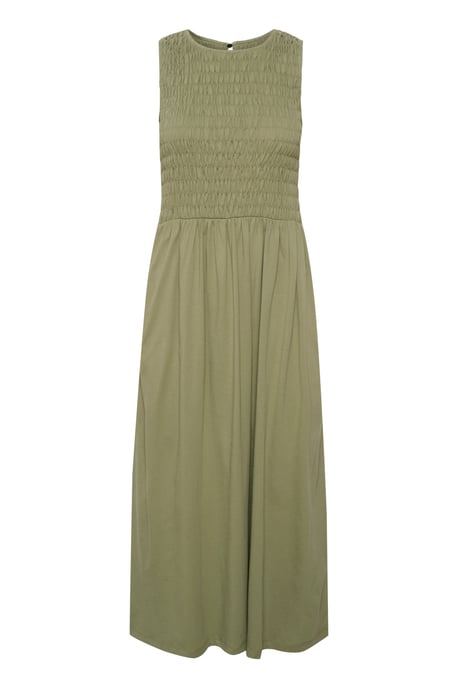 Jersey jurk A-shape Oil Green - Image 4