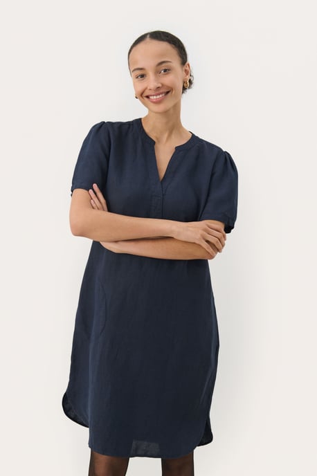 Jurk Regular fit blue navy - Image 3