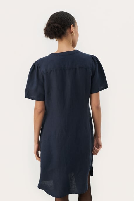 Jurk Regular fit blue navy - Image 5