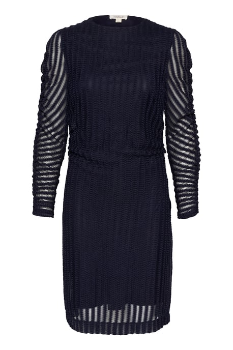 Jersey jurk Slim fit dark blue - Image 4