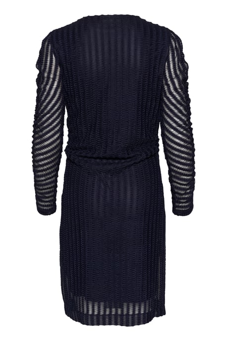 Jersey jurk Slim fit dark blue - Image 5