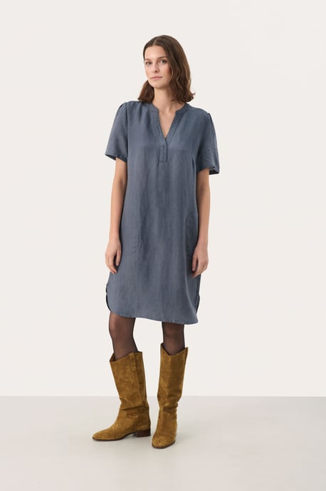 Jurk Regular fit dark grey - Image 1