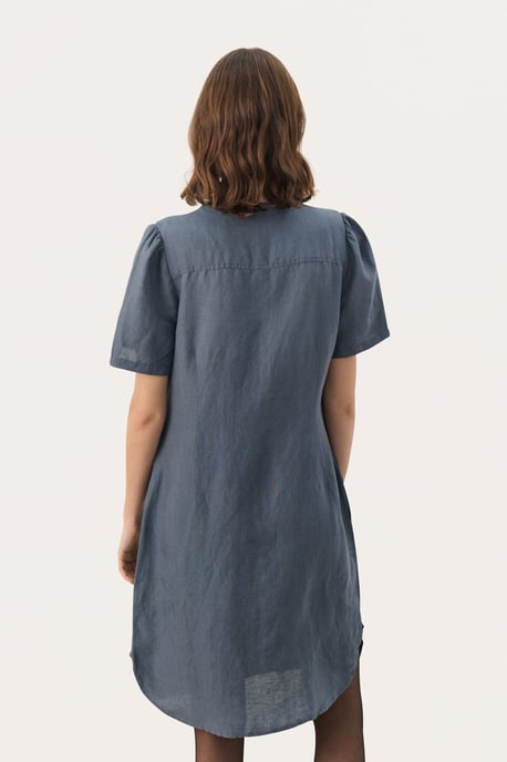 Jurk Regular fit dark grey - Image 3