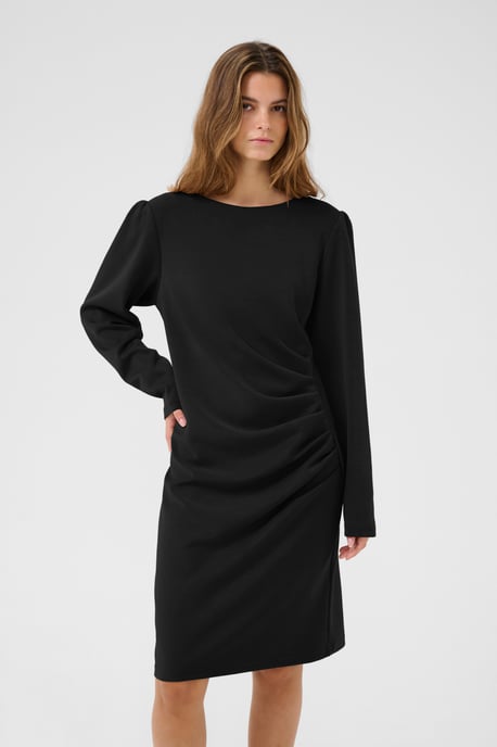 Jersey jurk Feminine dark grey - Image 3