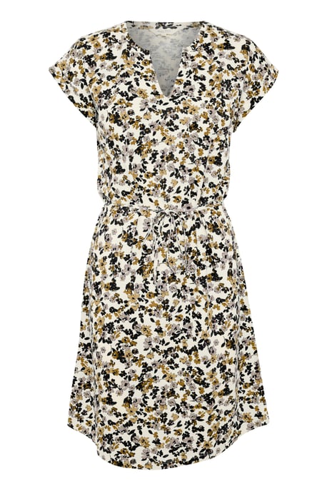 Jersey jurk Relaxed fit black offwhite - Image 4