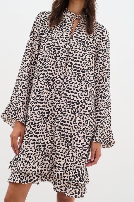 Jurk Loose fit Classic Leopard animal - Image 2